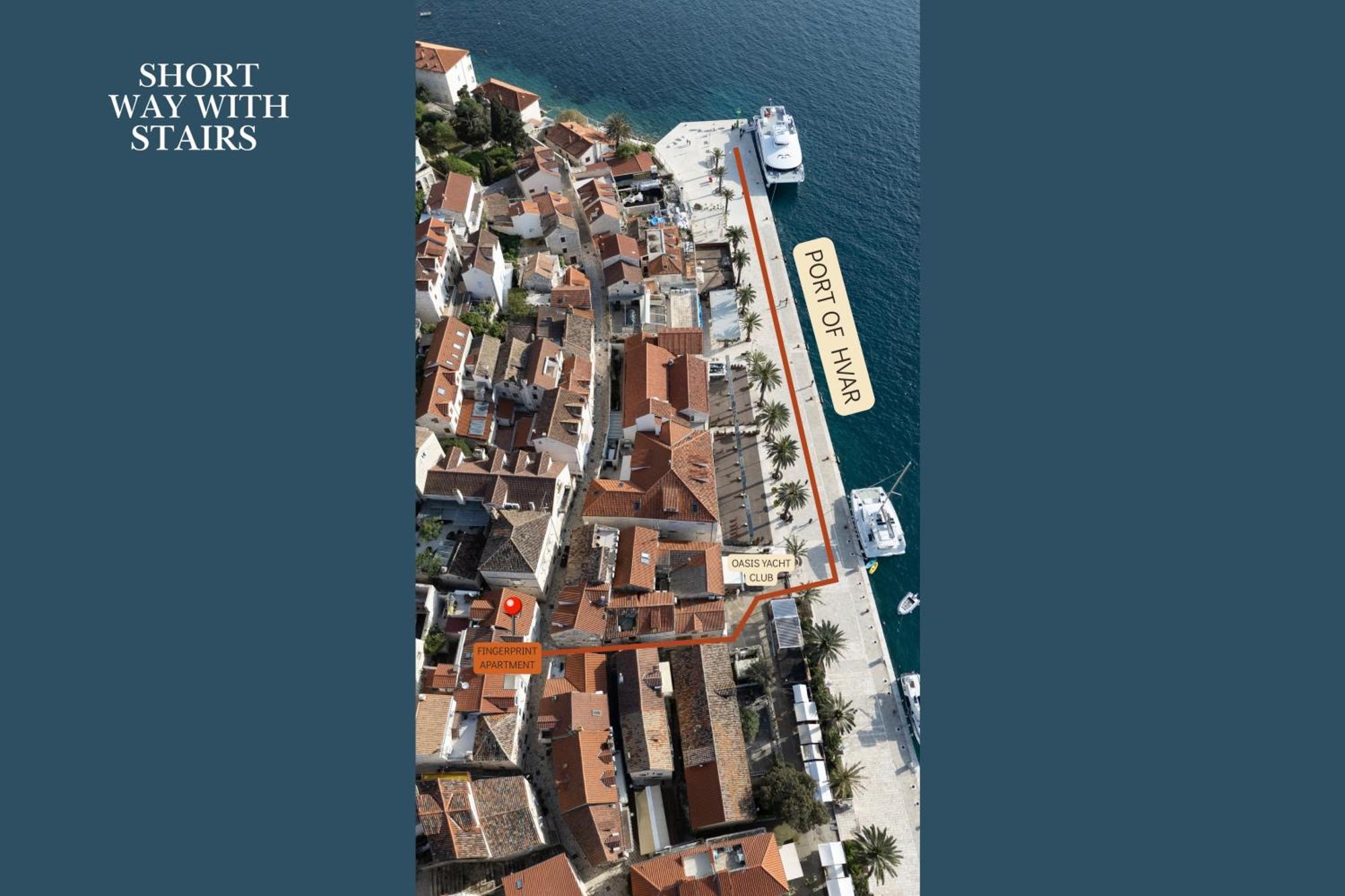 Fingerprint Central Apartment 5 Min From Center & Beach Hvar Town Exteriér fotografie